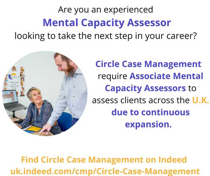 Mental Capacity Assessor Career Opportunity